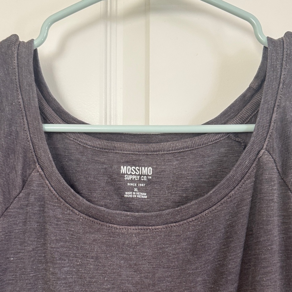 Mossimo Supply Co. Charcoal Women's Blouse / B14 - Picture 2 of 2